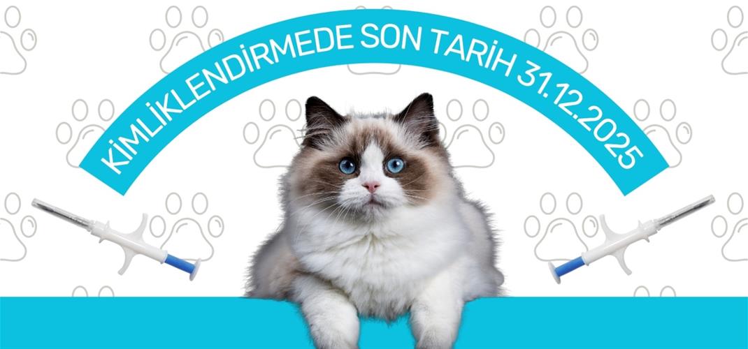 SAHİPLİ KEDİ VE KÖPEKLERE MİKROÇİP TAKILMASI VE KİMLİKLENDİRİLMESİ SON TARİH 31.12.2025